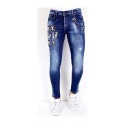Skinny Jeans Local Fanatic Spijkerbroek Patches