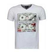 T-shirt Korte Mouw Local Fanatic Scarface Dollar