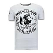 T-shirt Korte Mouw Local Fanatic Print Sons Of Anarchy MC