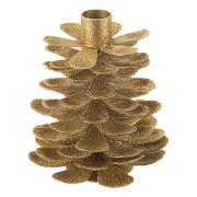 Kerst decoraties Bizzotto P.CANDELA 1P PINEAL ORO H14