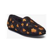 Pantoffels Hums leopard suede loafer brown AW2001