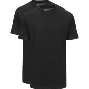 T-shirt Slater 2-pack American T-shirt Zwart