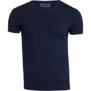 T-shirt Garage Stretch Basic Navy V-Hals