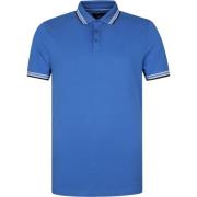 T-shirt Suitable Polo Brick Mid Blauw