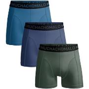 Boxers Muchachomalo Boxershorts 3-Pack Microfiber Blauw