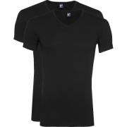 T-shirt Alan Red Oklahoma T-Shirt Stretch Zwart (2-Pack)