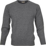 Sweater William Lockie O Lamswol Grijs