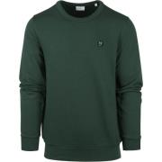 Sweater Knowledge Cotton Apparel Sweater Donkergroen