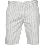 Broek Blue Industry Short Senna Strepen Wit