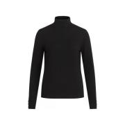 Trui Vila Jeneve Button Knit - Black