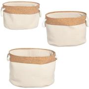 Trunks, opbergdozen Furniteam Opbergdozen in Ovale Vorm, Set van 3 Stu...