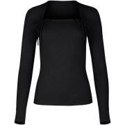 Blouse Lisca Top met lange mouwen en verstelbare halslijn Kenza