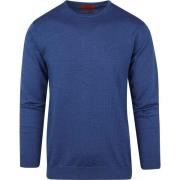 Sweater Suitable Merino Pullover O Blauw