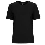 T-shirt Korte Mouw Pieces PCRIA SS FOLD UP SOLID TEE
