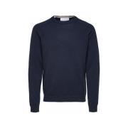 Trui Selected Wool Jumper New Coban - Sky Captain Kelp