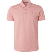 T-shirt No Excess Polo Pique Melange Roze