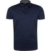 T-shirt Pure Functional Polo KM Donkerblauw