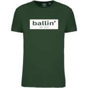 T-shirt Korte Mouw Ballin Est. 2013 Cut Out Logo Shirt