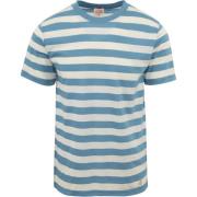 T-shirt Armor Lux T-Shirt Linnen Strepen Blauw