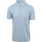 T-shirt Knowledge Cotton Apparel Poloshirt Linnen Lichtblauw