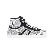 Sneakers Kawasaki News Paper Canvas Boot K202413 1002 White