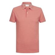 T-shirt Profuomo Polo Roze Melange