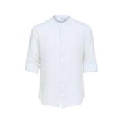 Overhemd Lange Mouw Selected Regkylian-Linen - Bright White