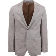 Blazer Suitable Blazer Linnen Beige