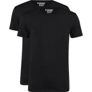 T-shirt Garage 2-Pack Basic T-shirt Bio Zwart