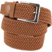 Riem Suitable Geweven Riem Taupe Cognac