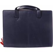 Tas Suitable Leren Laptoptas 13 Inch Donkerblauw