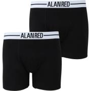 Boxers Alan Red Boxershort Zwart 2Pack