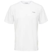T-shirt Korte Mouw Selected Aspen Logo Tee