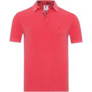 T-shirt R2 Amsterdam Polo Solid Roze