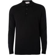 Polo Shirt Lange Mouw John Smedley Cotswold poloshirt met lange mouwen