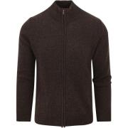 Sweater Suitable Vest Wol Blend Bruin