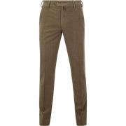 Broek Meyer Chino Roma Wol Corduroy Olijfgroen