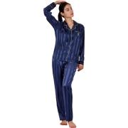 Pyjama's / nachthemden Admas Pyjama shirt en broek Satin Stripes