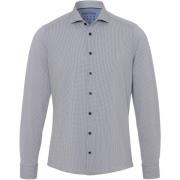 Overhemd Lange Mouw Pure The Functional Shirt Patroon Donkerblauw