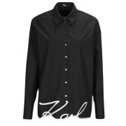 Overhemd Karl Lagerfeld KARL HEM SIGNATURE SHIRT