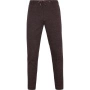 Broek Suitable Chino Das Pied de Poule Aurbergine