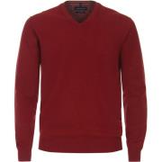 Sweater Casa Moda Pullover V-Hals Rood