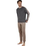 Pyjama's / nachthemden Admas Pyjamabroek en top met lange mouwen Solid