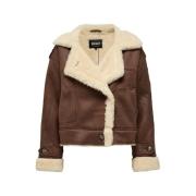 Mantel Only Jacket Ylva Faux - Toasted Coconut