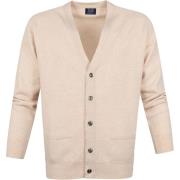 Sweater William Lockie Lamswol Vest Beige