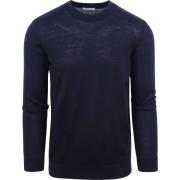 Sweater Knowledge Cotton Apparel Pullover Wol Navy