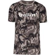 T-shirt Korte Mouw Ballin Est. 2013 Grijs Camouflage Shirt