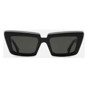 Zonnebril Retrosuperfuture Occhiali da Sole Coccodrillo Black 2GS