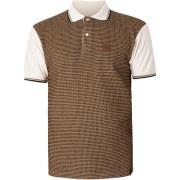 Polo Shirt Korte Mouw Trojan Poloshirt met Birdseye-jacquardpaneel