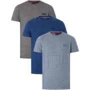 T-shirt Korte Mouw Superdry Set van 3 T-shirts met vintage logo